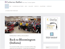 Tablet Screenshot of catherineredford.com